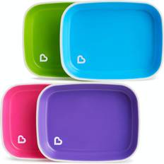 Munchkin Babyudstyr Munchkin Anti-skrid tallerkener fra Splash Plates Lime/Turkis