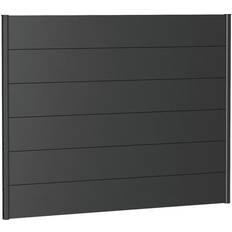 Gartenhäuser Biohort Väggpanel aluminium 180x135cm mörkgrå-metallic