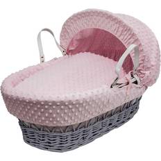 Kinder Valley Dimple Grey Moses Basket With Body