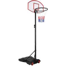 Supports de basket-ball Panier de basket mobile avec roulettes hauteur 179 à 209cm