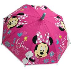 Rosa Paraplyer Disney Minnie Mouse Paraply