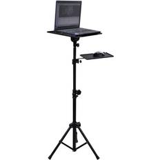 Soundlab Adjustable Tripod Laptop Stand With Mouse Shelf