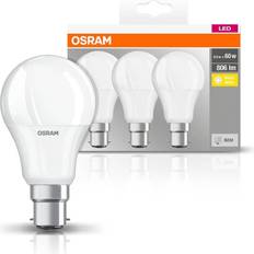 Light Bulbs Osram Classic LED bulb B22d 8.5W 2,700K 806lmr 3x