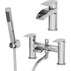 Architeckt Modern Waterfall Bath Shower Chrome