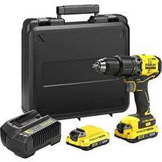 Stanley Tournevis Stanley Perceuse visseuse a percussion Brushless 60 Nm Lithium 18V 2 Batteries 2Ah FATMAX V20 SFMCD715D2K-QW