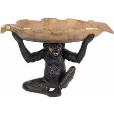 Zwart Borden en Kommen Hill Interiors Monkey Leaf Bowl by C.M