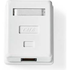 Nedis Utanpåliggande nätverksuttag 1-port CAT6
