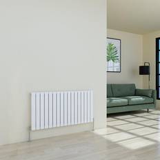 WarmeHaus Designer White Panel Modern Heating Horizontal Double 600x1156mm