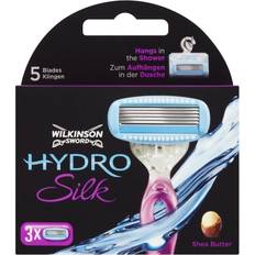 Rakapparat för kvinnor Wilkinson Sword Hydro Silk rakblad för kvinnor rakapparat, 3 blad