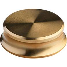 Pro-Ject Skivspelare Pro-Ject Record Puck Brass, inkl trä-etui