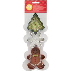 Wilton Bageredskaber Wilton Peberkageudstikkere Julemix 3-stk Udstikker