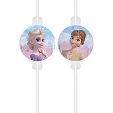 Frozen tallrik Sugrör Frost/Frozen 2 4-pack