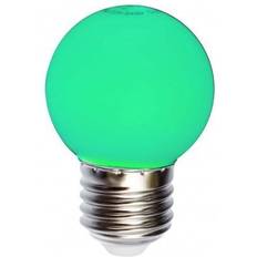 Led dekorationspære E27 1W Grøn LED dekorationspære, 45mm
