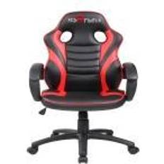 Gamer stole Red fighter C6, Universal gamingstol, 90 kg, Polstret sæde, Polstret ryglæn, Universel, Sort, Rød