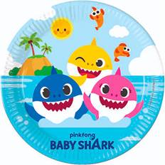 Globos Baby Shark Paptallerkner