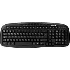 Teclados Nilox NXKBE000001 USB Negro