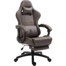 Dowinx Gaming Chair Office Chair PC Chair with Massage Lumbar - Brown