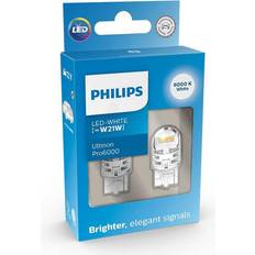 Philips ultinon Philips Ultinon Pro6000 SI LED Pære W21W 6000K (2 stk)