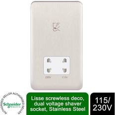 Schneider Electric Lisse Shaver Socket Dual Voltage