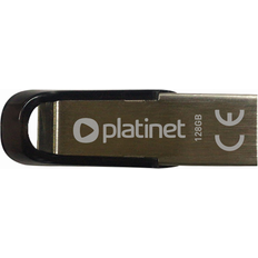 Pendrive 128 Platinet Vandtæt USB Stik 2.0 S-Depo 128GB Metal