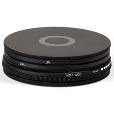 (46mm) Urth UV, CPL, ND2-400 Lens Filter Kit