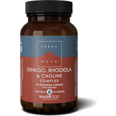 Terranova Ginkgo, Rhodiola & Choline Complex Vegicaps 50 pcs