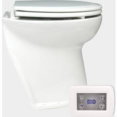 Marine toilet el Jabsco deluxe flush el-toilet 17" skrå bagkant pumpe 12v