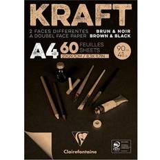 Clairefontaine Kraftig blok A4 Brown/Black