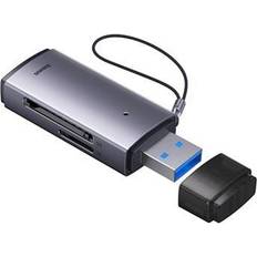 Speicherkartenleser Baseus Lite Series SD/TF memory card reader USB (gray) USB-Stick