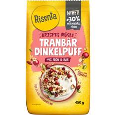 Risenta müsli Risenta Krispig Müsli Tranbär Dinkelpuff 450g