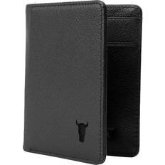 Black TORRO Leather Bifold Wallet with RFID Protection