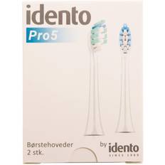 Idento Tandbørstehoveder Idento Pro 5 Brush Heads 2-pack