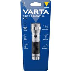 Argent Lampes de Poche Varta Brite Essential F10 20lm 3x Piles