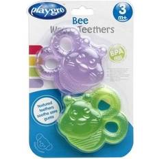 Lila Beißspielzeuge Playgro Water Teether Bee Double Pack