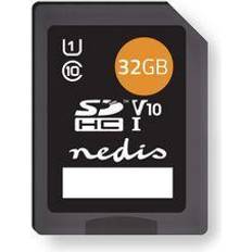 Hukommelseskort, SDHC, 32 GB, Skriver op til 80 Mbps, Klasse 10