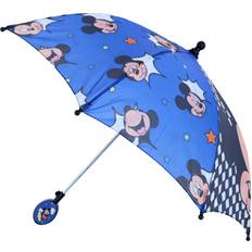 Paraguas Disney Kid's Mickey Mouse Stick Umbrella with Clamshell Handle Blue