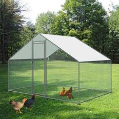 Dog kennel KCT KCT Large Walk In Pet Run Chicken Coop Enclosure Dog Kennel Puppy