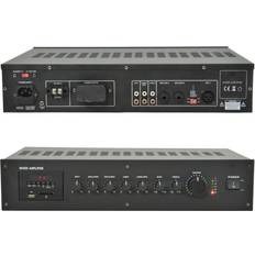 Usb rca Loops 100V 120W Mixer Amplifier 8Ohm Speaker Splitter Rack Mount USB RCA PA Channel