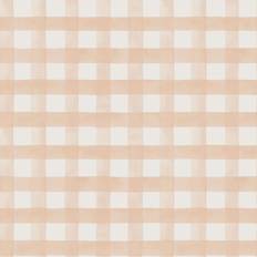 Holden Watercolour Gingham Wallpaper Soft Coral 13292