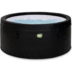 Acrylique Spas Gonflables Exit Toys Spa Gonflable Leather Premium 2 Personnes Noir