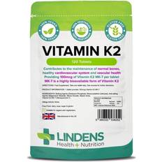 Lindens Vitamin K2 100mcg, 120 Tablets