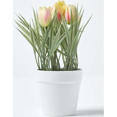 Pink Artificial Plants Homescapes Tulips Artificial Plant