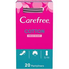 Cheap Pantiliners Carefree Cotton Fresh Scented Breathable Pantyliners Single Wrapped