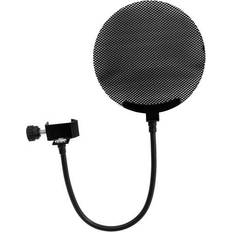 Mikrofone Omnitronic Microphone pop filter metal, black