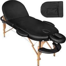 tectake Sawsan Massagebriks med 3 zoner 5cm Polstring - Sort