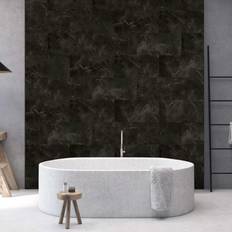 Grosfillex Wandpaneel Gx Wall Pvc Black Marble 30x60cm