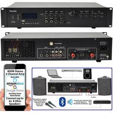 Loops 400W Stereo Bluetooth Amplifier 2 Channel Mixer HiFi Amp Wireless Loudspeaker