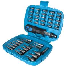 Silverline Ratchet Screwdriver Bit Socket Set 45pce ratchet Bit Screwdriver