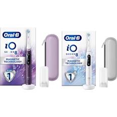Io8 Oral-B Oral-B iO8 Electric Toothbrush Violet Ametrine with Limited Edition Travel Case