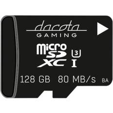 128gb micro sdxc Dacota DACOTA GAMING 128 GB MICRO SDXC-HUKOMMELSESKORT ➞ På lager klar til levering og afhentning